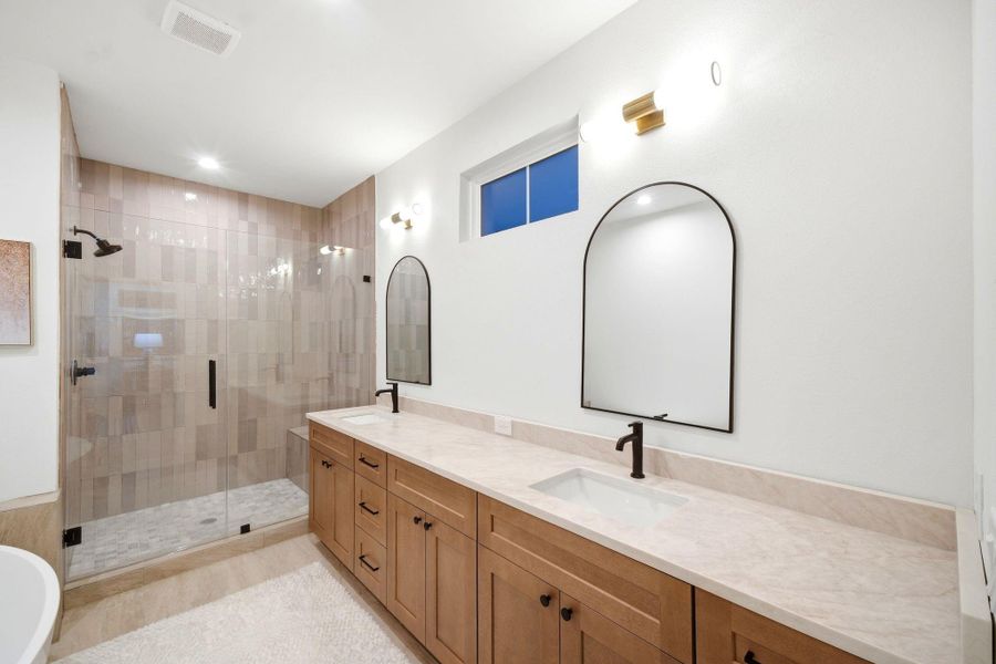 Furnished interior view inside a new home in , Houston (Image 41).