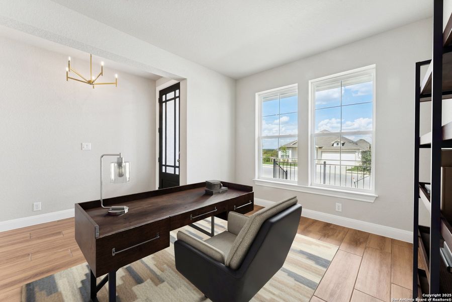 Furnished interior view inside a new home in The Crossvine 45’, Schertz (Image 7).