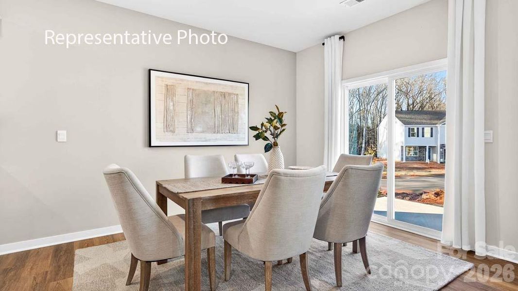 Furnished interior view inside a new home in Stanton, Richburg (Image 3).
