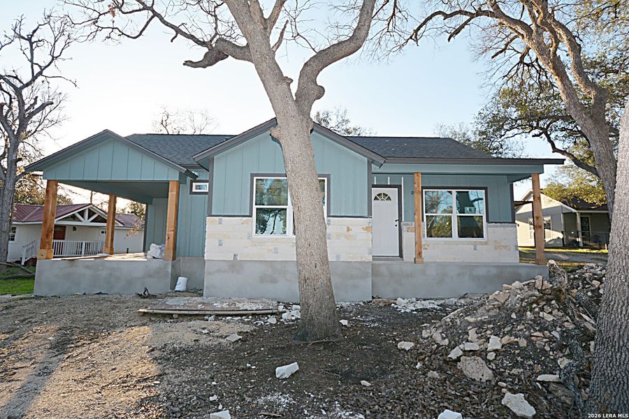In-progress construction of a new home in , Canyon Lake, TX (Image 3).