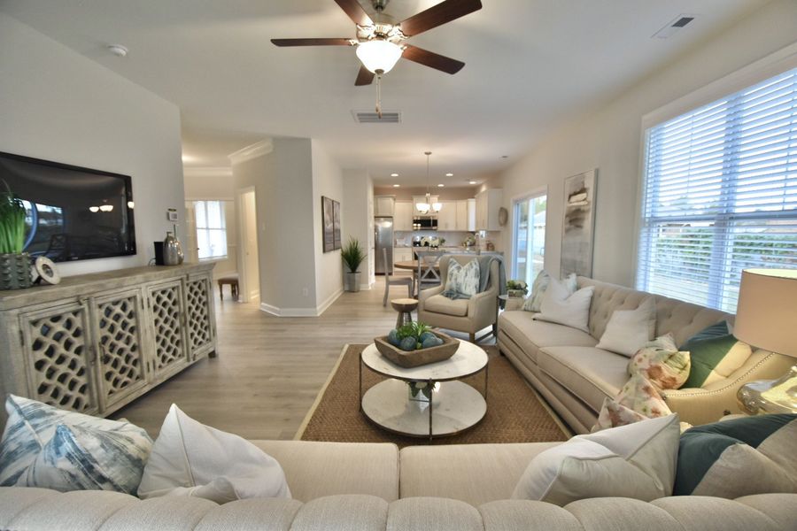 Furnished interior view inside a new home in Parkwood Estates, Leland (Image 9).