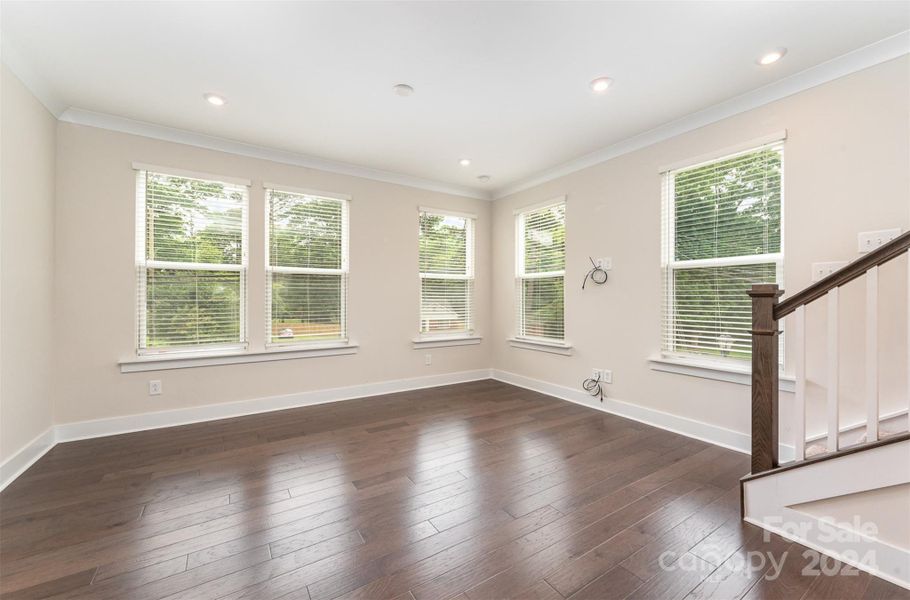 Living Room/Flex Space with plenty of light