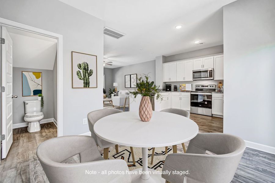 Representative furnished interior of a home built from the Fairfax by Parkside Builders in Oxford Station, Gallatin (Image 15).