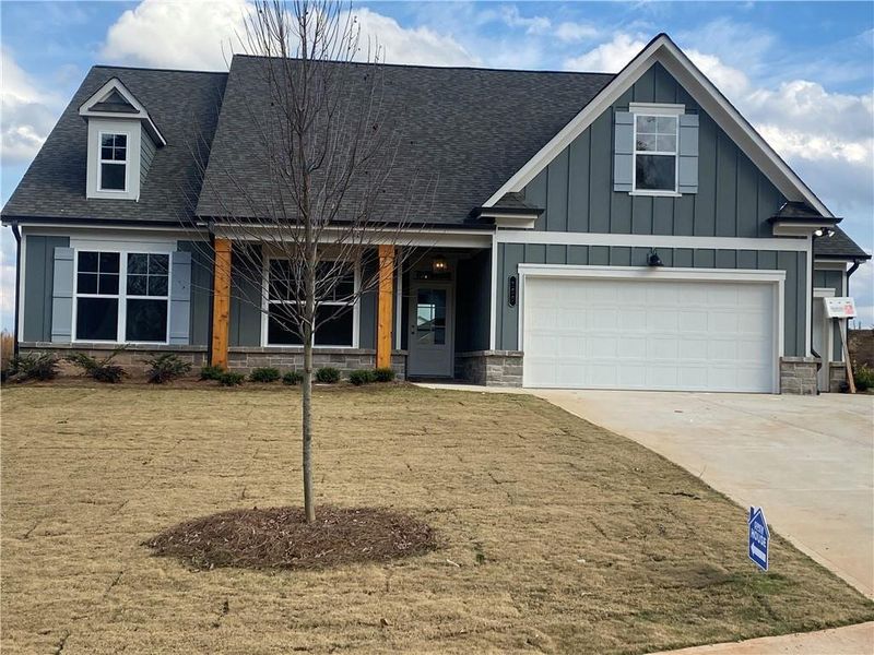 Front exterior of a new home in , Jefferson, GA, highlighting curb appeal (Image 26).