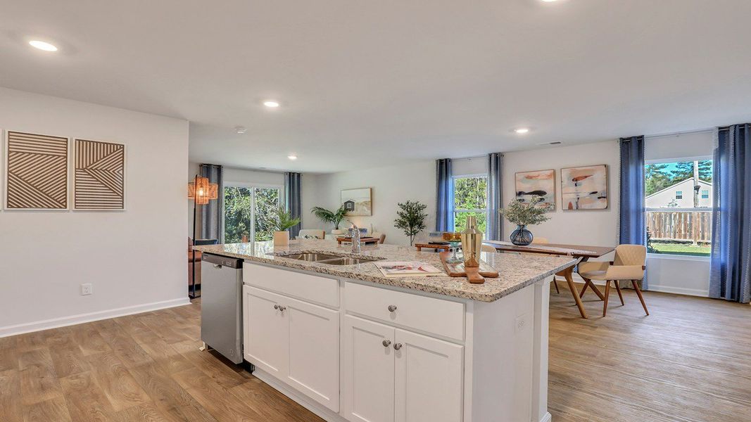 Representative furnished interior of a home built from the ROBIE by D.R. Horton in Longleaf Village, Rincon (Image 10).