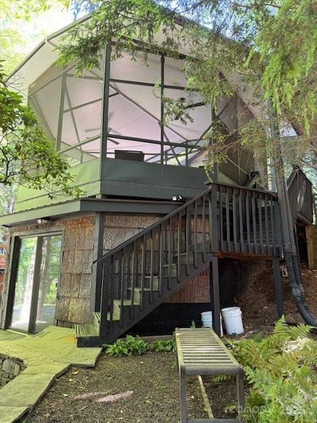 lower level entrance