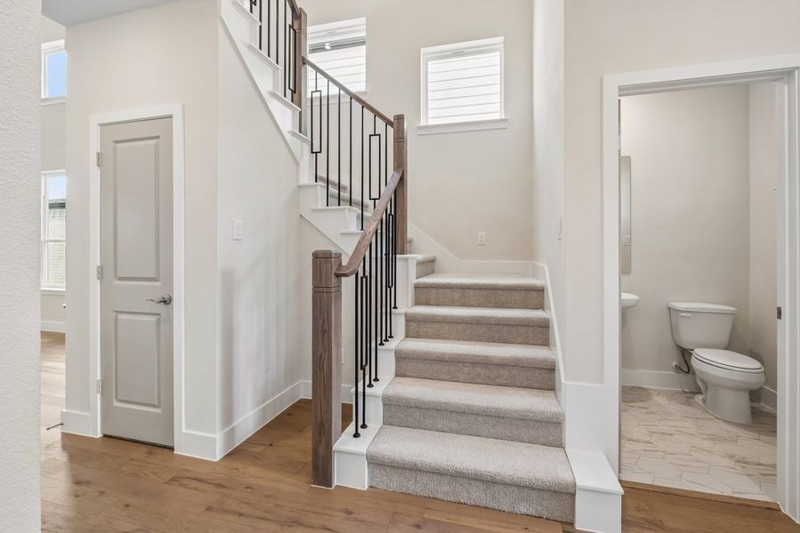Representative furnished interior of a home built from the Park Place by Landon Homes in Fields - East Village, Frisco (Image 7). Representative furnished interior of a home built from the Park Place by Landon Homes in Fields - East Village, Frisco (Image 7).