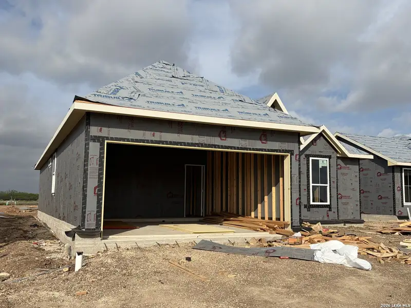 In-progress construction of a new home in Arroyo Ranch, Seguin, TX (Image 9). In-progress construction of a new home in Arroyo Ranch, Seguin, TX (Image 9).