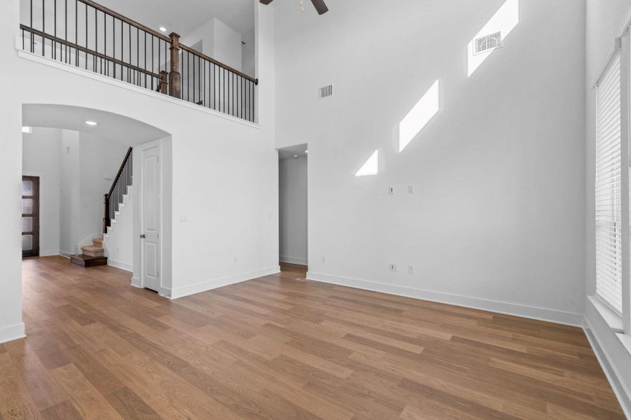 Family Room with soaring ceiling Family Room with soaring ceiling