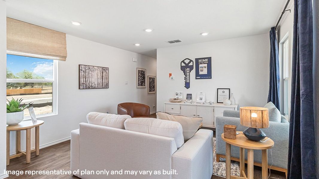 Furnished interior view inside a new home in Sonora, San Antonio (Image 5).