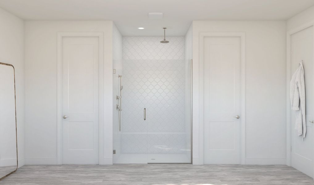 Primary bath shower