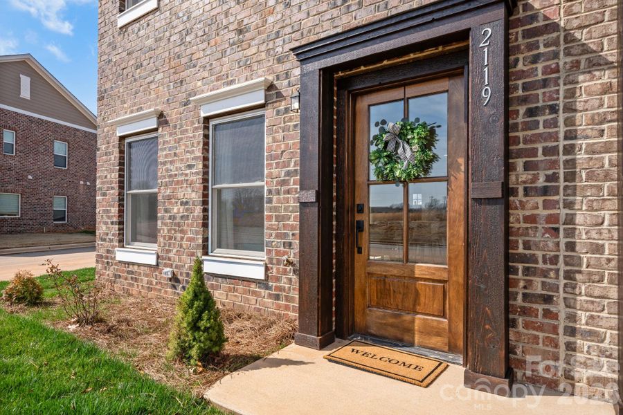 Exterior details and patio area of a home in , Hickory (Image 27).