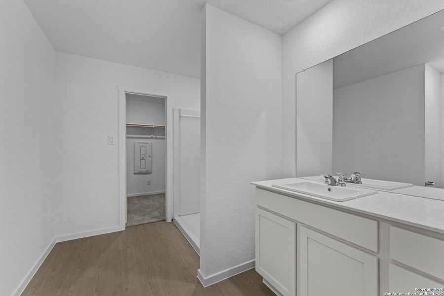 Furnished interior view inside a new home in Friendship Oaks: Watermill Collection, Fredericksburg (Image 6).