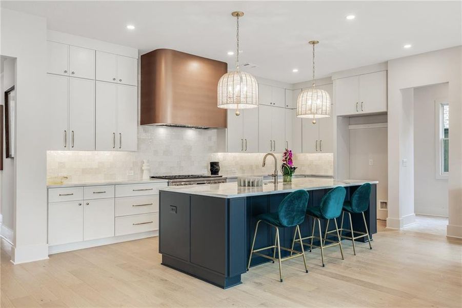 Furnished interior view inside a new home in , Atlanta (Image 35).