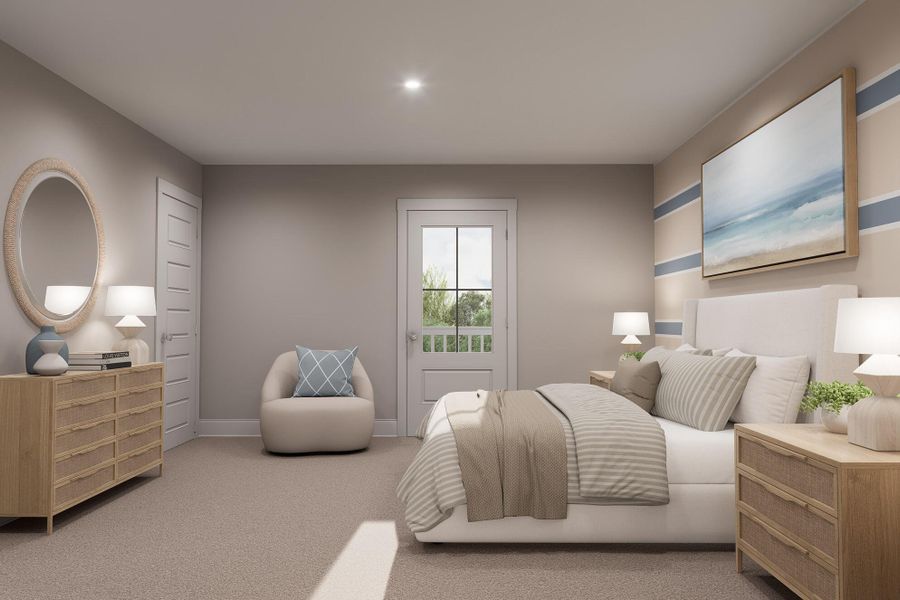 Furnished interior view inside a new home in Rivers Reach, Yemassee (Image 8).