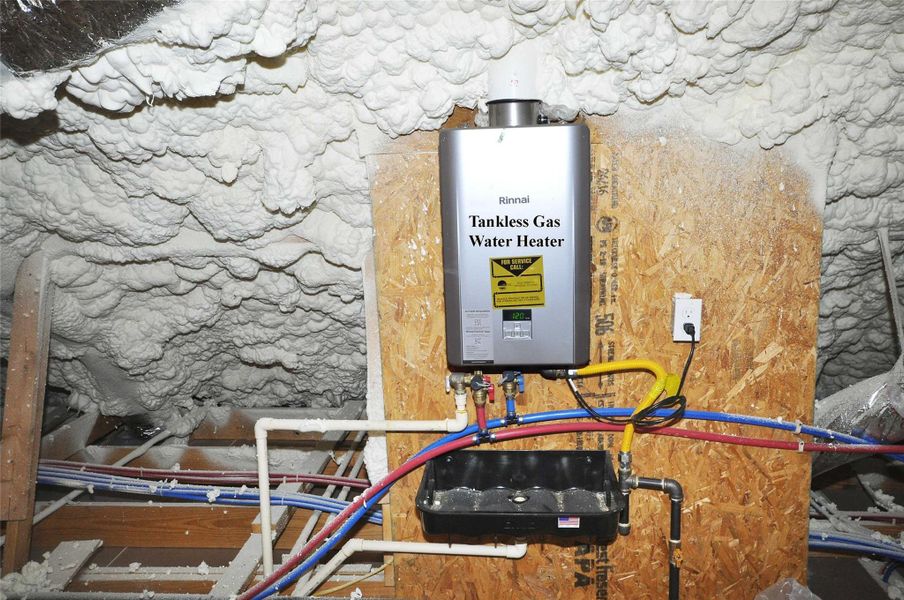 Tankless Gas water heater. Tankless Gas water heater.