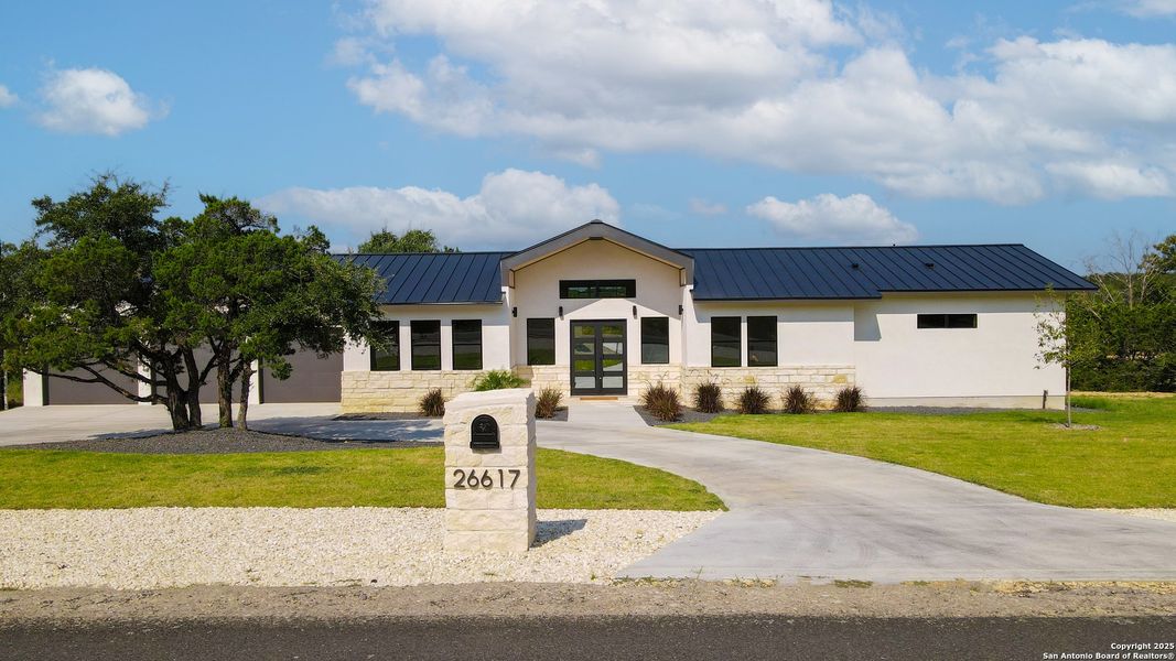 Front exterior of a new home in , San Antonio, TX, highlighting curb appeal (Image 2). Front exterior of a new home in , San Antonio, TX, highlighting curb appeal (Image 2).