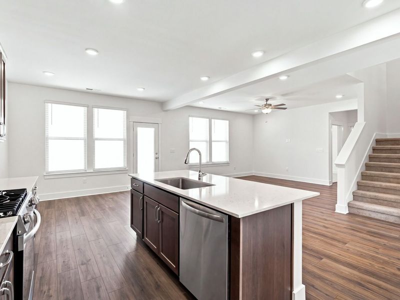 Furnished interior view inside a new home in Woods Crossing, Gallatin (Image 15). Furnished interior view inside a new home in Woods Crossing, Gallatin (Image 15).