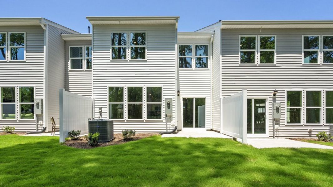 Representative exterior photo of a completed home built from the LANSING by D.R. Horton in Copper Run South, Durham, NC (Image 16).