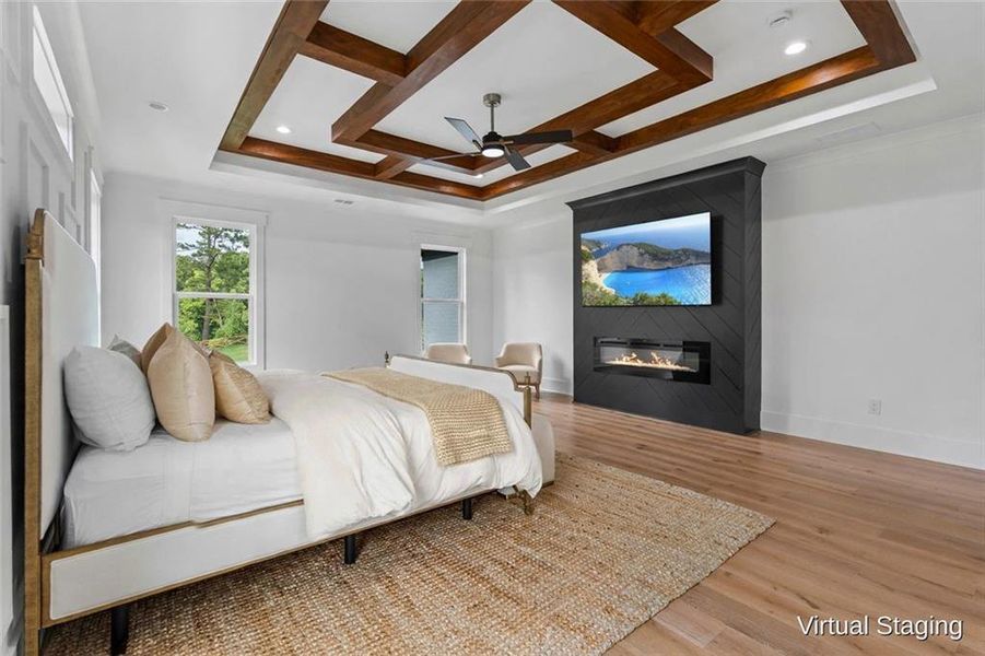 Furnished interior view inside a new home in , Braselton (Image 12).