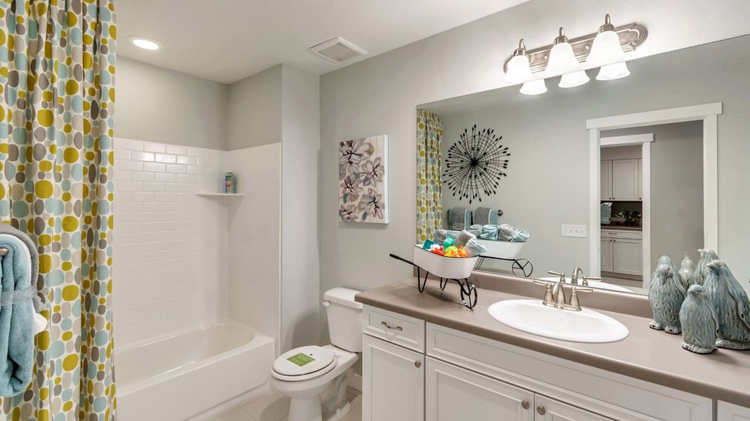 Furnished interior view inside a new home in , Salem (Image 21).