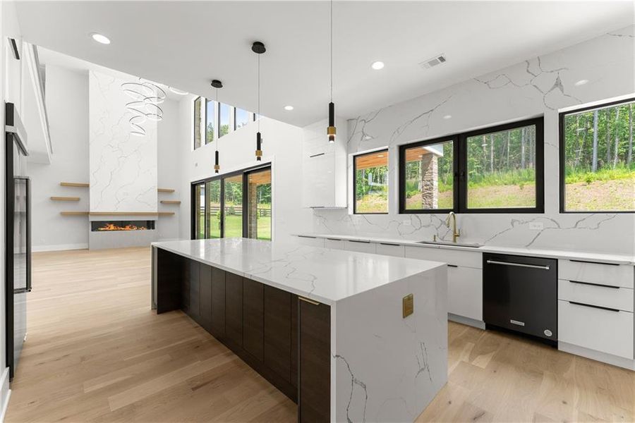 Furnished interior view inside a new home in , Hoschton (Image 27).