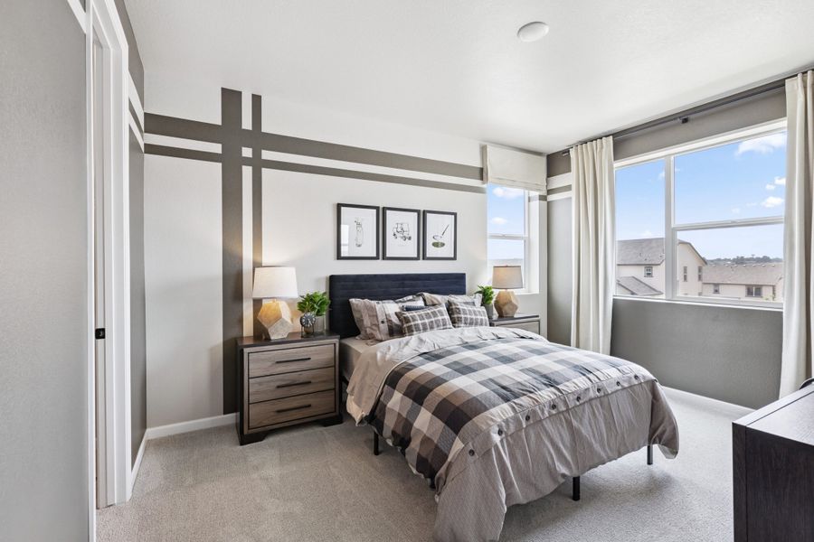 Representative furnished interior of a home built from the Silverton by Landsea Homes in Highlands Preserve, Mead (Image 67).