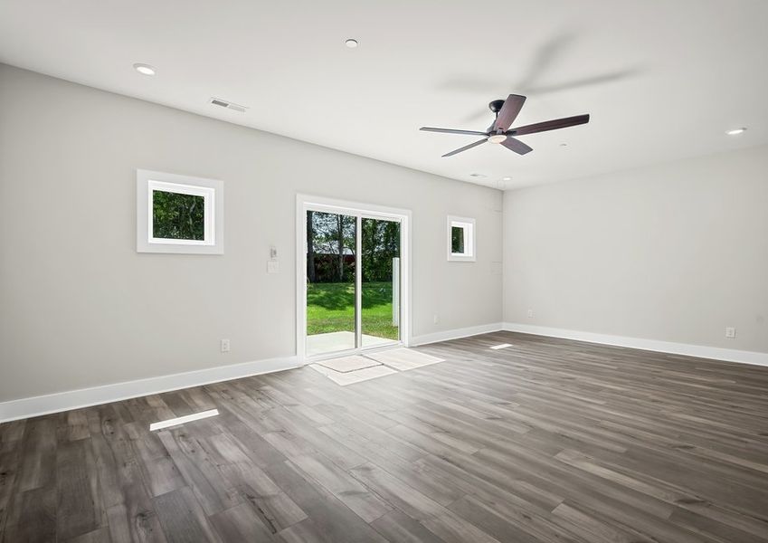 Be the host with the most in this spacious family room