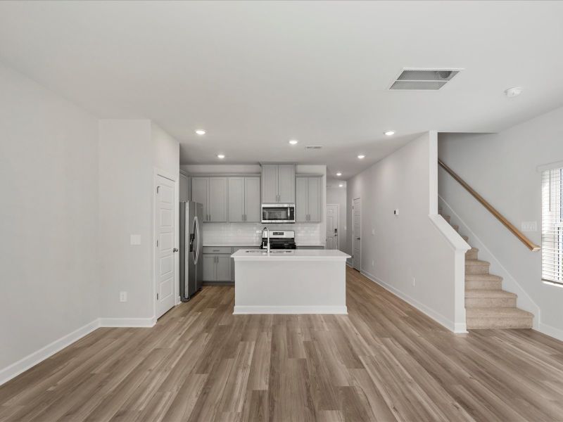 Furnished interior view inside a new home in Avalon Townes, Lyman (Image 3).