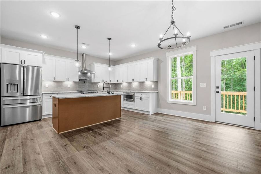 Furnished interior view inside a new home in , Canton (Image 12).