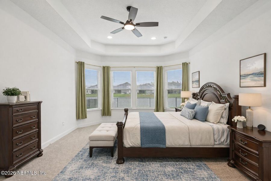 Furnished interior view inside a new home in , St. Augustine (Image 19).