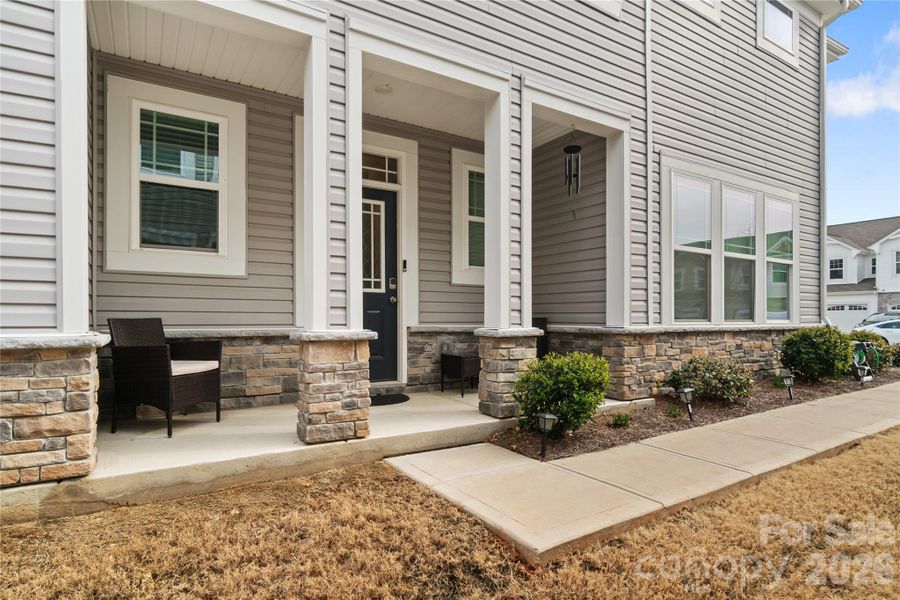 Exterior details and patio area of a home in , Charlotte (Image 21).