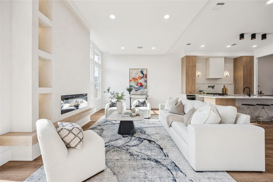 Furnished interior view inside a new home in , Houston (Image 29). Furnished interior view inside a new home in , Houston (Image 29).