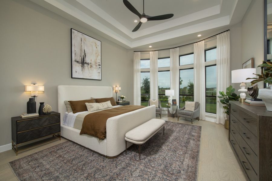 Representative furnished interior of a home built from the 4931S by Perry Homes in Santa Rita Ranch Tierra Rosa, Liberty Hill (Image 24).