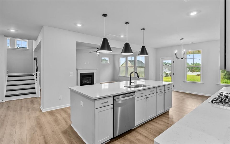 Furnished interior view inside a new home in Fieldstone, Lexington (Image 10). Furnished interior view inside a new home in Fieldstone, Lexington (Image 10).