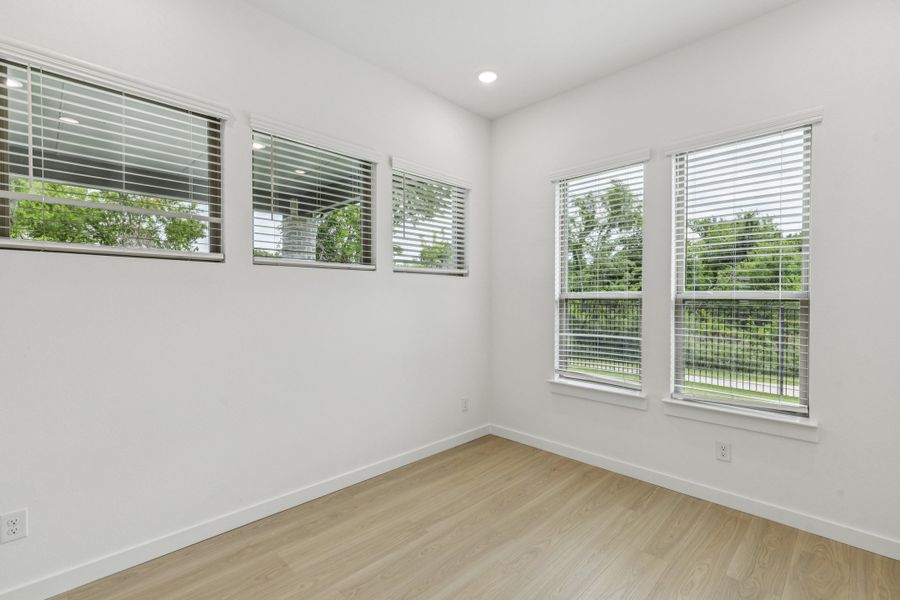 Primary Sitting Room in the Da Vinci II home plan by Trophy Signature Homes – REPRESENTATIVE PHOTO