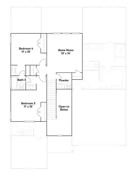 2D floor plan layout of this home in Lago Mar, Texas City, TX (Image 4).