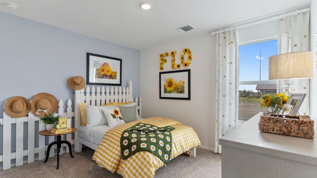Furnished interior view inside a new home in Wayside, Uhland (Image 29).