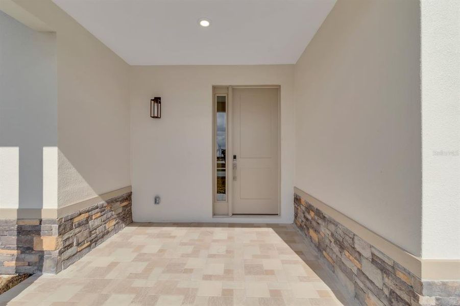 Exterior details and patio area of a home in , Palm Bay (Image 2). Exterior details and patio area of a home in , Palm Bay (Image 2).