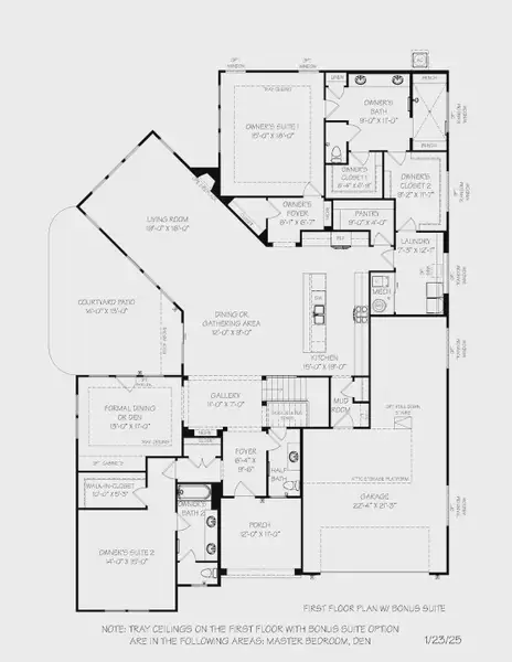 2D floor plan layout for the Provenance by Epcon Communities in The Courtyards at Holly Springs, Canton, GA (Image 40). 2D floor plan layout for the Provenance by Epcon Communities in The Courtyards at Holly Springs, Canton, GA (Image 40).