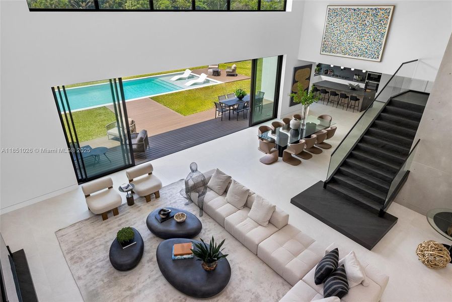 Furnished interior view inside a new home in , Pinecrest (Image 79).