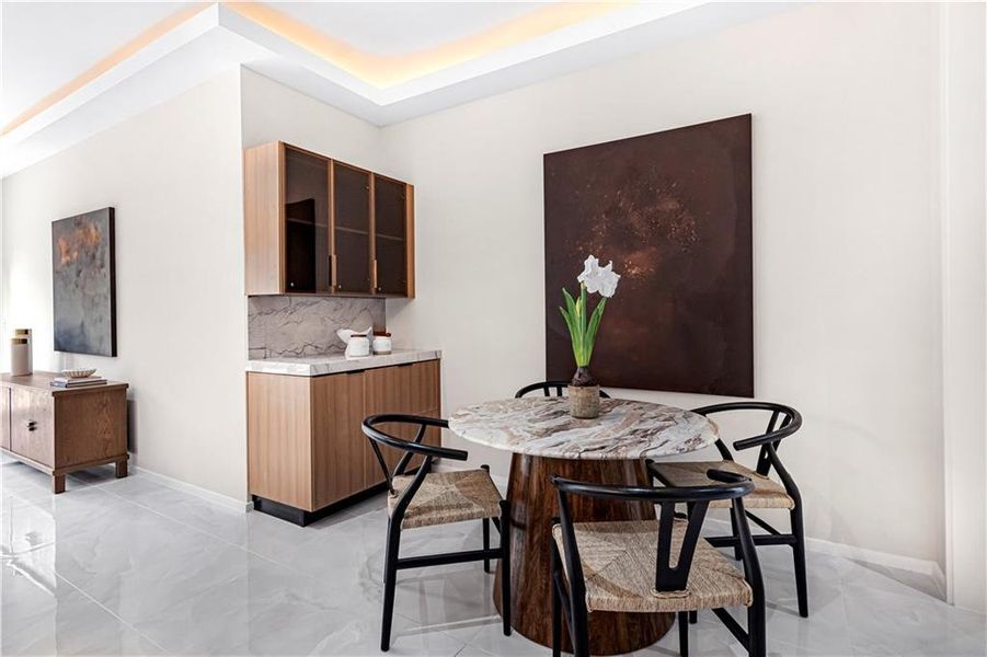 Furnished interior view inside a new home in , Marietta (Image 6).