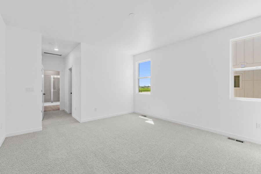 Representative unfurnished interior of a home built from the Bloom Series - Sunflower by Brightland Homes in Granary, Johnstown (Image 19). Representative unfurnished interior of a home built from the Bloom Series - Sunflower by Brightland Homes in Granary, Johnstown (Image 19).