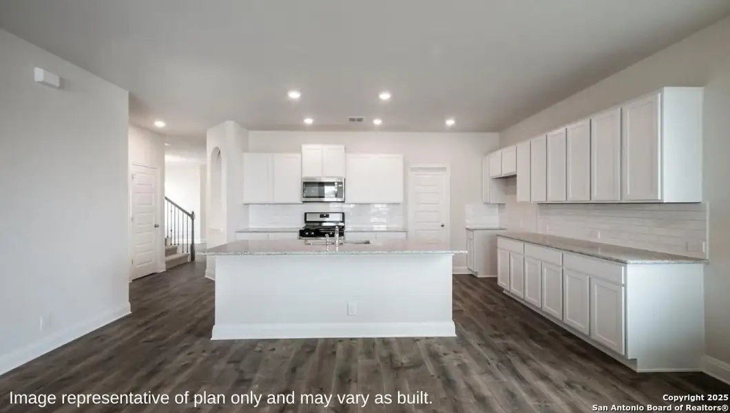 Furnished interior view inside a new home in Brookstone Creek, San Antonio (Image 6).