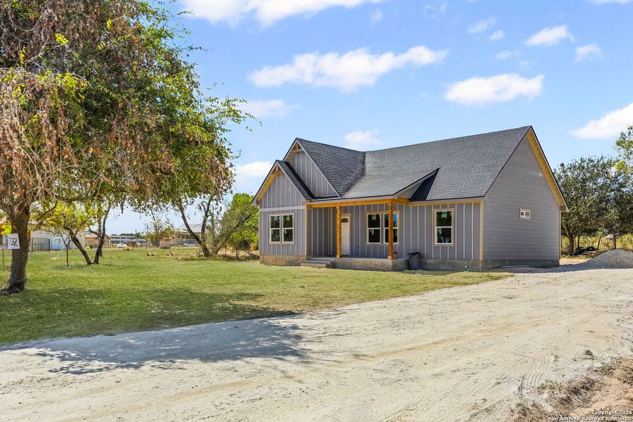 Exterior details and patio area of a home in , Lytle (Image 4). Exterior details and patio area of a home in , Lytle (Image 4).
