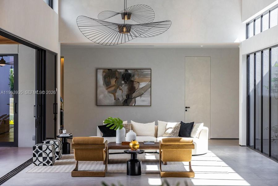 Furnished interior view inside a new home in , Miami Shores (Image 15).