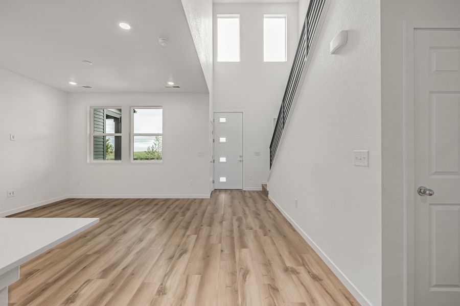 Spacious, unfurnished interior of a new home in Painted Prairie, Aurora (Image 14). Spacious, unfurnished interior of a new home in Painted Prairie, Aurora (Image 14).