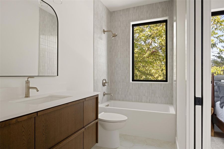 Furnished interior view inside a new home in , Austin (Image 6). Furnished interior view inside a new home in , Austin (Image 6).