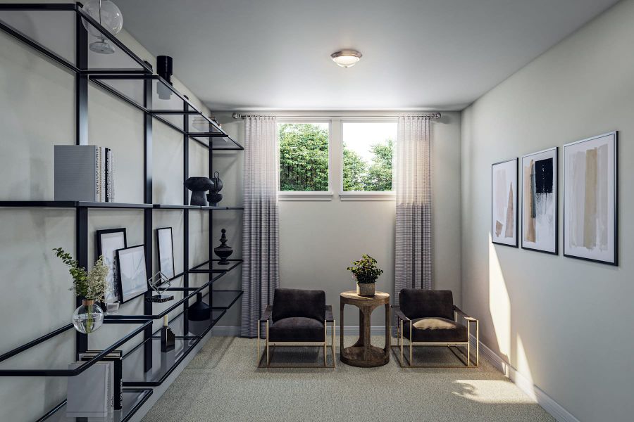 Representative furnished interior of a home built from the Verdin by Tri Pointe Homes in Oakhill Reserve, Tomball (Image 5).