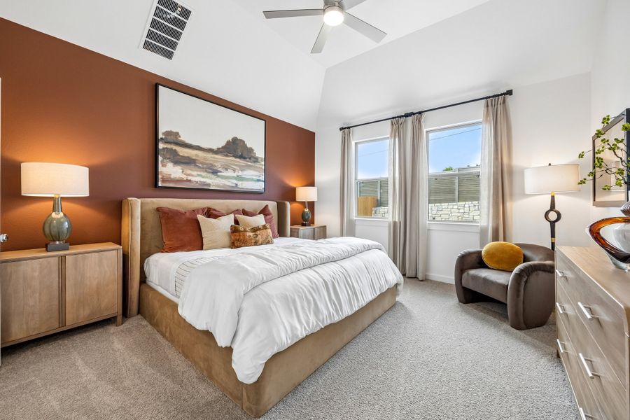 Primary Suite in the Magnolia home plan by Trophy Signature Homes – REPRESENTATIVE PHOTO Primary Suite in the Magnolia home plan by Trophy Signature Homes – REPRESENTATIVE PHOTO